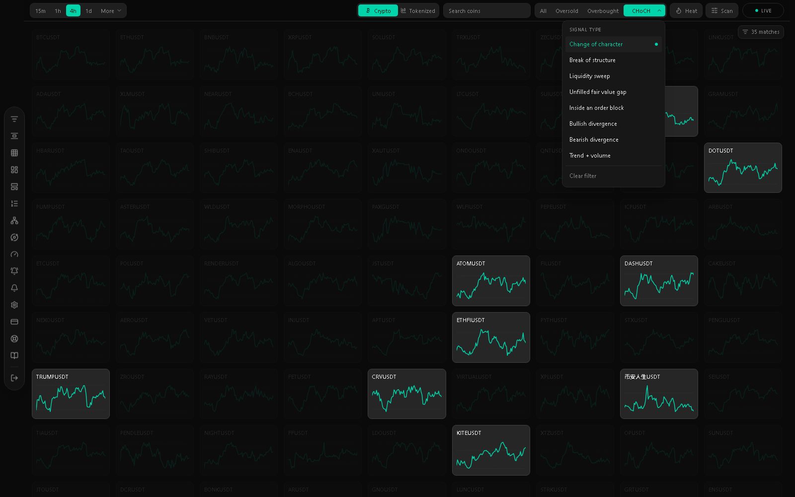 Setup detection screenshot